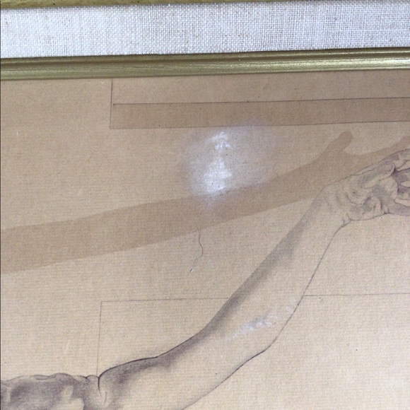 Vintage Christ on the Cross by artist Robert Wood - Picture 3 of 7